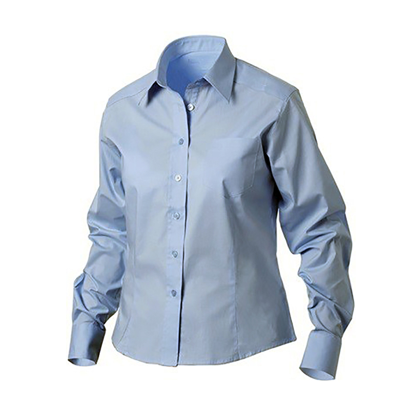 Camicia Oxford azzurra donna