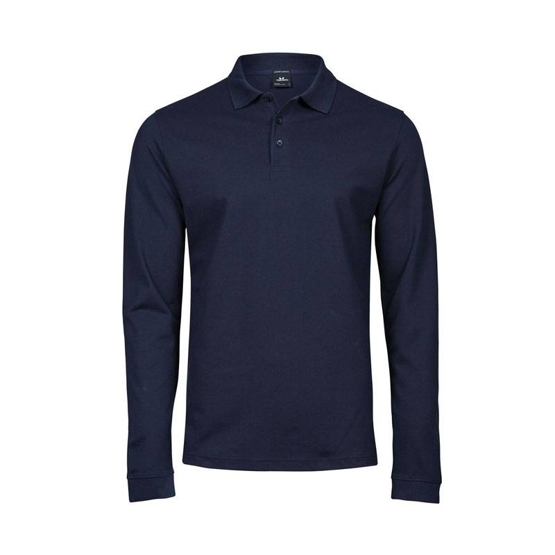 Polo uomo manica lunga Luxury Stretch Long Sleeve