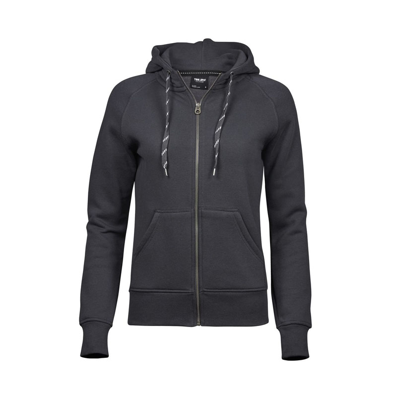 Felpa donna Fashion con zip intera e cappuccio