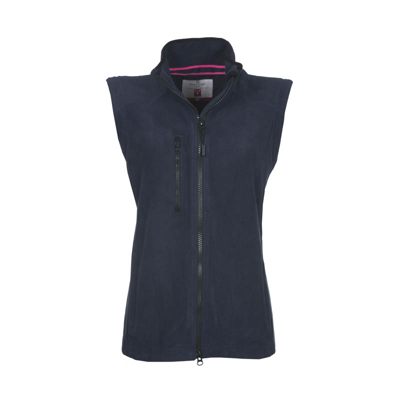 Gilet donna sfiancato in pile EASY con zip intera