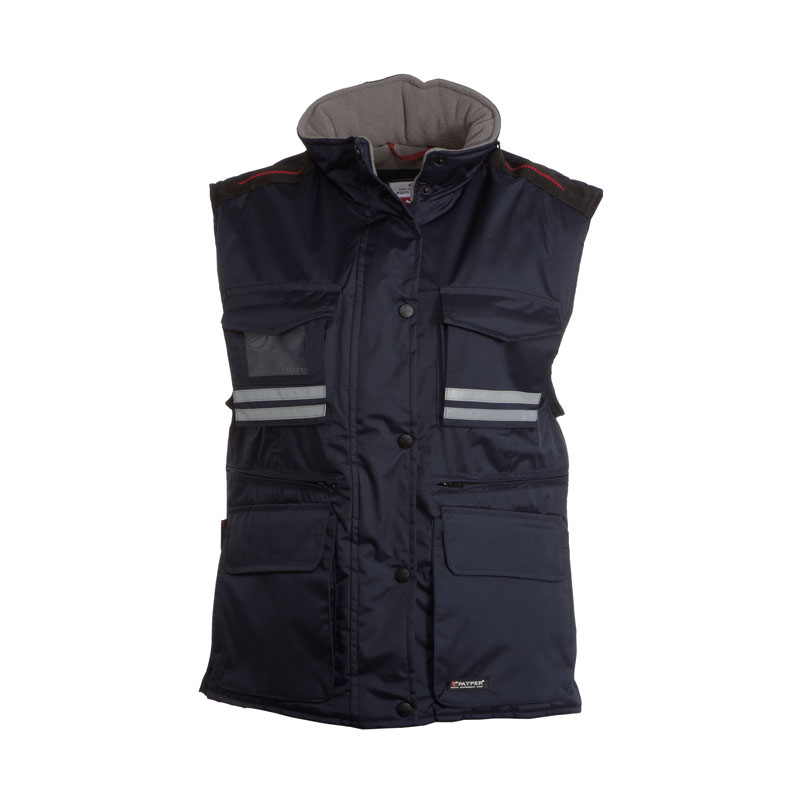 Gilet donna FLIGHT con zip e cappuccio staccabile