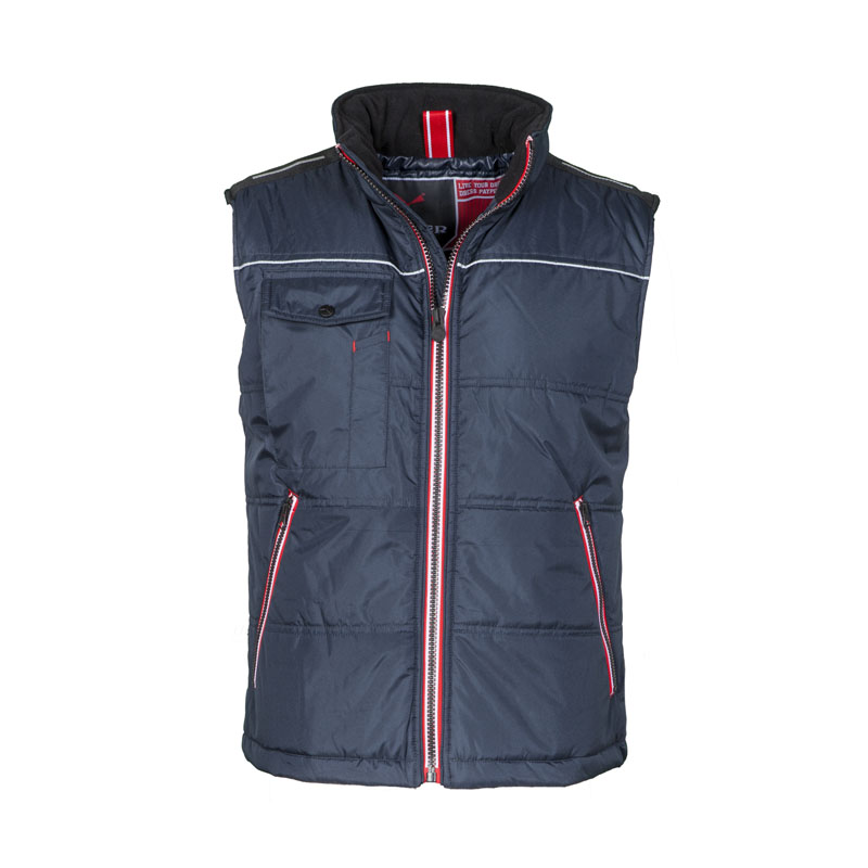 Gilet unisex SHUTTLE 2.0 con zip a contrasto